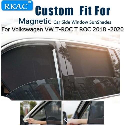 Custom Magnetic Car Sun Shade Car Curtain Car Side Windows Sun Visor Shield Sunshade For Volkswagen
