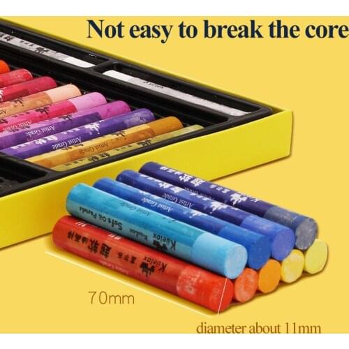 Kuelox Oil Pastels /Cray/Solid oil paint Smooth Type Artist Super Soft Oil Pastel Professional-grade Solid Oil Paint Stick Set