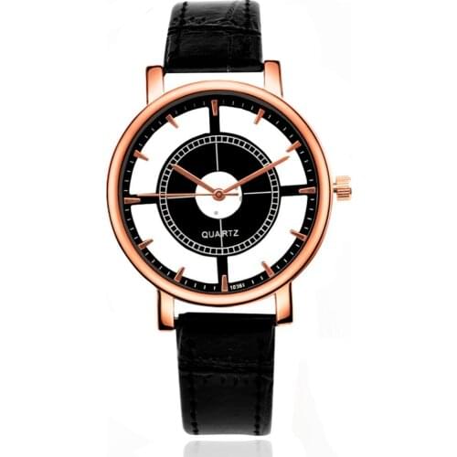 2021 New Hot Sell Leather Strap Wrist Watch Simple Style Women Quartz Watches Fashion Unique Designer Ladies Watch Horloge Dames