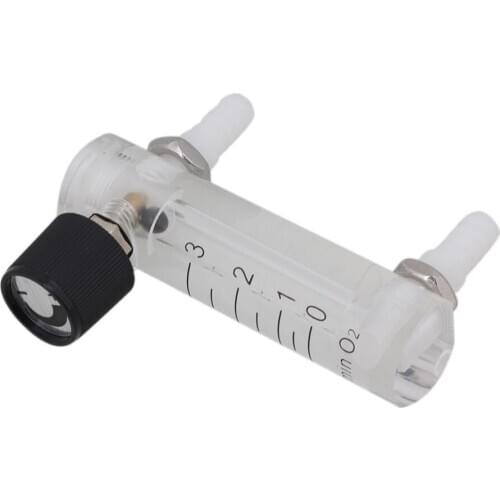 LZQ-2 Flowmeter 0-3LPM Flow Meter with Control Valve for Oxygen /Air/Gas
