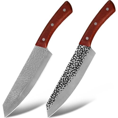 Hand Forged Boning Knife Meat Cleaver Knife Butcher Knives Fillet Knife Vegetable Chef Knives for Kitchen Fishing Knife