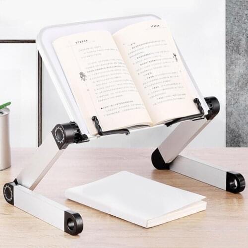 2021 New Foldable Reading Book Holder Bookcase Stand 360 Degree Adjustable Support