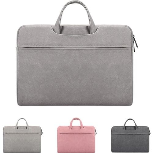 Laptop Bag Sleeve For 13.3 14 15.4 15.6Inch Shoulder Bag For Macbook Air 13 Case Xiaomi Asus HP Waterproof Handbag Notebook Case