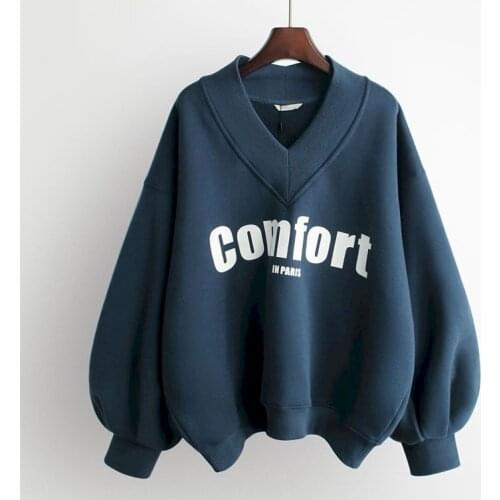 2021 Spring Winter Hoodless Coat Womens Plus Velvet Thick Loose Korean Version Large Size Tide Top Super Fashionable Jacket