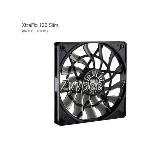 Zyvpee® 120x120x15mm XtraFlo 120Slim R4-XFXS-16PK-R1 FA12015M12LPA 12cm 12V 0.16A 58CFM 500-1600RPM Hight Air Flow Fan