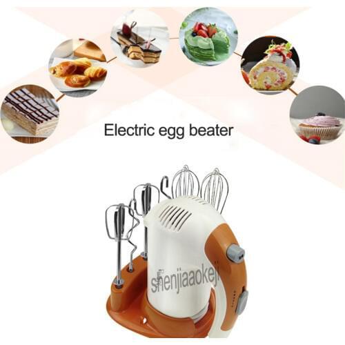 Handheld whisk electric blender mixer food machine egg stirring household mixing machine dough mixer with 6 tools 220v 300w 1pc