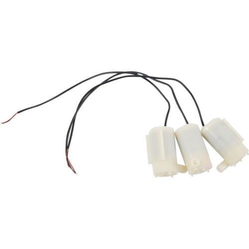 3pcs DC 3V small water pump horizontal small submersible pump DC3W fountain vertical mini 4.5V 5V 6V available