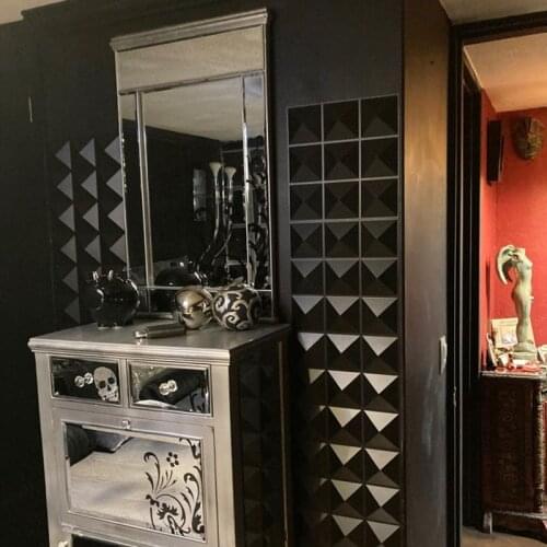 30x30cm 3D Wall Panel Mosaic Tile Sticker Kitchen Backsplash Bathroom Wall Tile Stickers Decor Waterproof Peel&Stick PVC Tiles