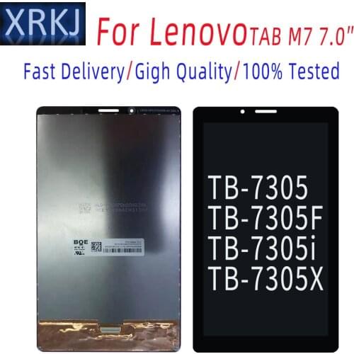 7-Inch LCD Monitor And Touch Screen For Lenovo Tab M7 TB-7305 TB-7305F TB-7305i TB-7305x Digitizer Assembly Replacement Parts