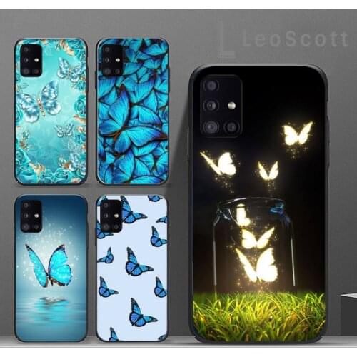 Colorful Butterfly Patterns Phone Case For Samsung A32 A51 A52 A71 A50 A12 A21S S10 S20 S21 Plus Fe Ultra