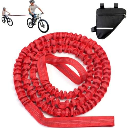 MTB & Cycling Stretch Pull Strap | Bike Bungee Tow Rope for Riding Further with Your Child | Compatible with Any Bicycle