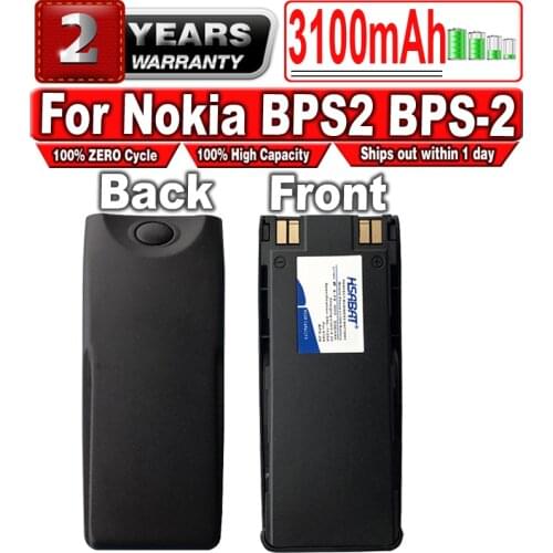 HSABAT BPS2 BPS-2 BPS-2N 3100mAh Battery for Nokia 6185 6138 5180 5170 5160 5150 5125 6110 6310I 6310 6210 6160 7110 6150 5185