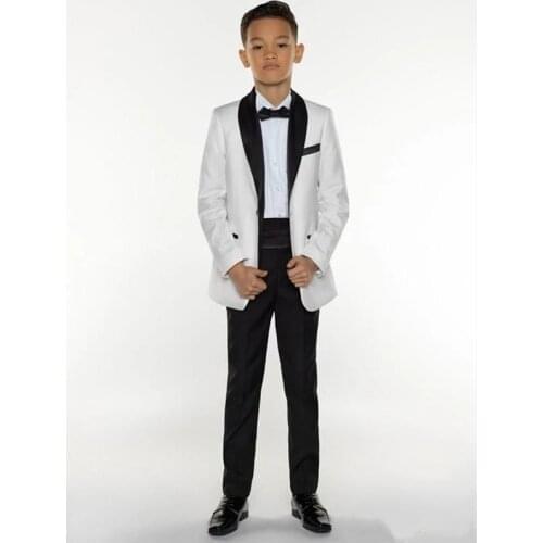 Children Fomal Suits Set Spring Autumn Boys Slim Blazer Pants Dress Clothes Set Baby Kids Performance Party Costume