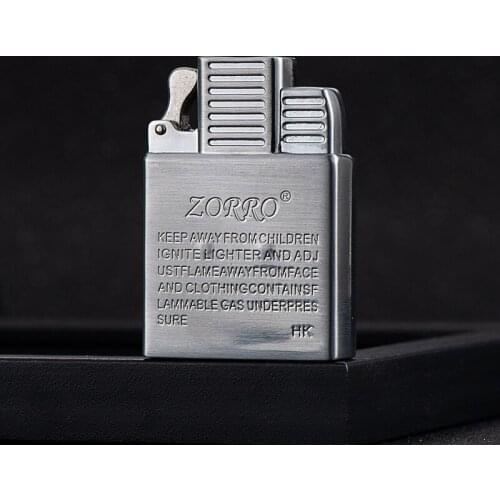 Creative Movement Grinding Wheel Flint Isqueiroes Smoking Windproof Double Fmale Butane Gas Lighter Cigarette Encendedores