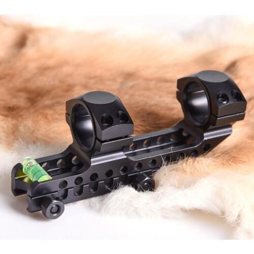 Tactical Scope Mount 20mm Picatinny Rail Mount Diameter 30mm Riflescope Mount Accessories With Bubble Level For Airgun Sights