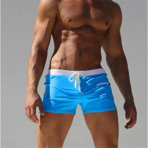 Summer 2020 New Beach Shorts men Sexy trunks sunga hot mens briefs swimwear mayo swimsuit heren sungas de praia Swim trunks