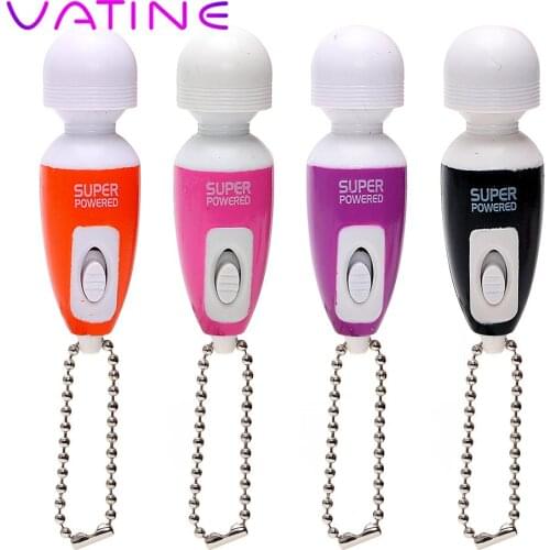 Hot Selling Vibrator 5 colors Adult Sex Toys for Women Clitoris Stimulator Mini AV Magic Massager Stick