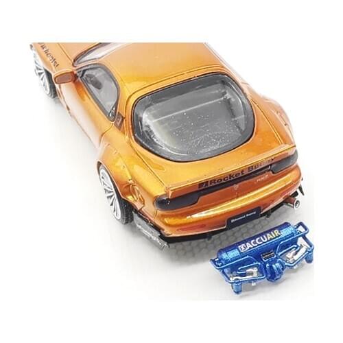 1:64 43 car model simulation pneumatic shock absorber set and pneumatic rods garage scene decoration