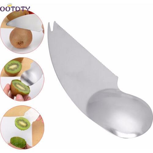 Stainless Steel Fruit Dig Spoon Knife Kiwi Peelers Scoop Cutter Fruit Tools