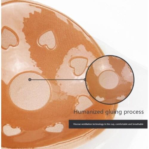 Push Up Invisible Bras Lifting Breast Pad Water Drop Pad Adhesive Nipple Cover Strapless Self Bra Nipple Sticky Silicone Y3B7