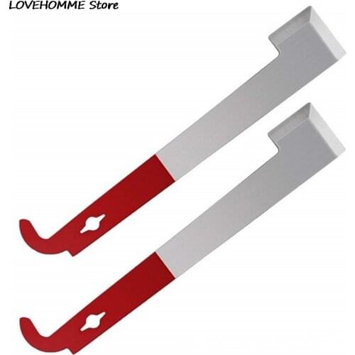 Beekeeping Equipmentc Red 27cm Stainless Bee Hive Tool Frame Lifter And Scraper J Shape Hook Beekeeper Tool Scraping Knife