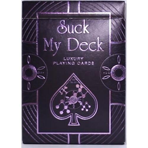 Suck My Deck Playing Cards Poker Size Deck Custom Limited Edition New Sealed Made in Taiwan Magic Props