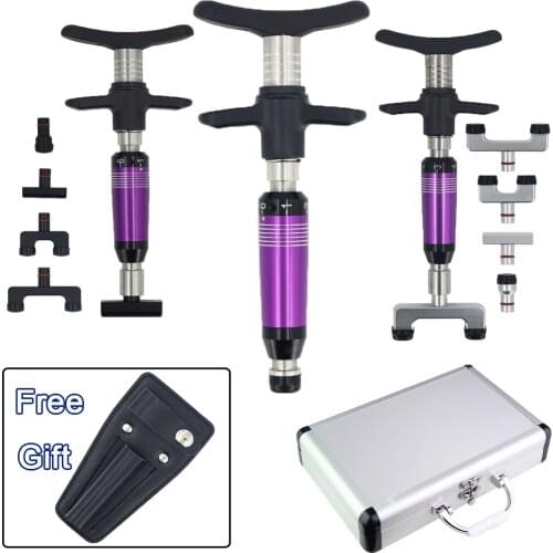 Portable Chiropractic Adjustment Tools Therapy Body Physical Massager Instrument Adjusting Corrector Back Massage Manual Gun Set