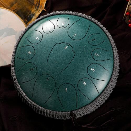 Hluru drum TL13 13note 12.5 inch handpan steel tongue drum High-end
