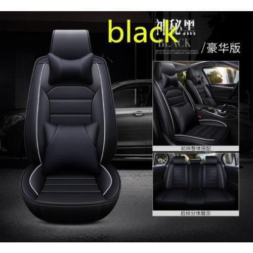 Universal PU Leather car seat covers For Nissan March Micra K13 MK4 IV Car seat auto accessorie styling