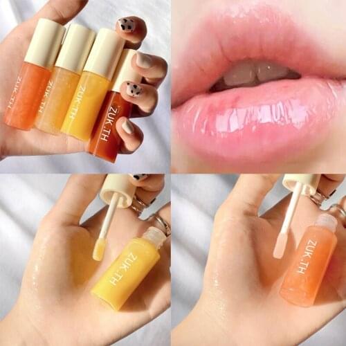 Moisturizing Lip Gloss Oil Juice Glitter Transparent Hydrating Nutritious Mineral Oil Clear Mini Lipgloss Makeup Cosmetic 1PCS