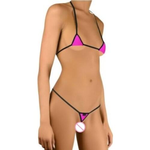 Women Mini Micro Bikini Sets Brazilian Triangle Swimwear Bathing Suit Female Exotic Swimwear Beach Sunbath Lingerie Underwear