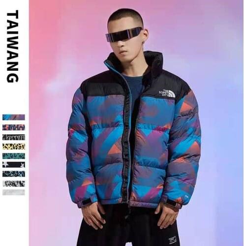 Winter Cotton-padded Clothes Popular Logo Ins National Tide Thicken Leisure Trend in the Long Handsome Korean Cotton-padded Clot