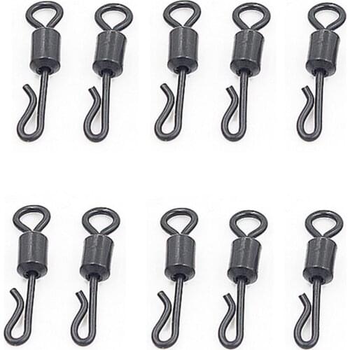 20 Set Outdoor Fishing Tackle Carp Lead Clips Quick Tool Fishing Anti Sleeve Change Strong F6Z4