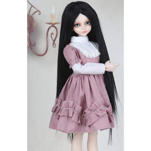 Doll accessories bjd clothes 1/4 1/6 Bjd doll sd girl female fashion beautiful pink dress bjd accessories Western-style Dress