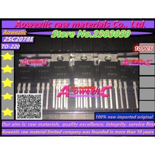 Aoweziic 100% new imported original 2SC2078 2SC2078E C2078 TO-220 high frequency power tube 3A 80V triode