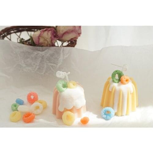 Canele Silicone Material Handmade Candle Mold DIY 3D Cake Chocolate Mould Pudding Soap Making Supplies mold Home Decoration