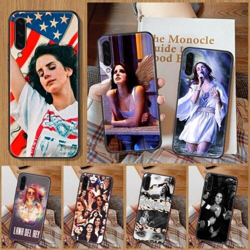 Singer Lana Del Rey Phone Case For Samsung Galaxy A 10 12 20E 21S 30 32 40 50 51 52 70 71 72 5 6 7 2016 2018 black soft hoesjes