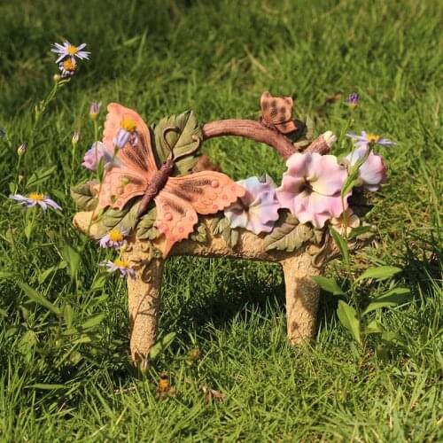 Pastoral style decorative flower pots with soil ornaments outdoor garden decorations succulents balcony layout card ornaments