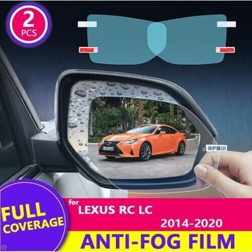 For Lexus RX 2004-2020 XU30 AL10 AL20 Rearview Mirror Film Anti-Fog Anti-Scratch Rainproof Auto Mirror Sticker Car Accessories