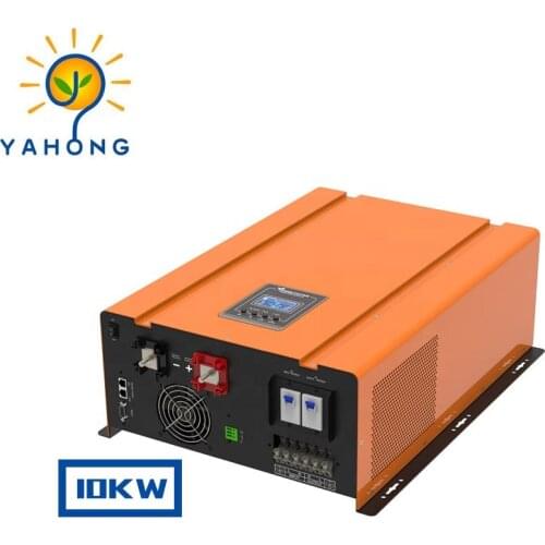 Hybrid inverter 10kw 220v 110v adjustable solar inverter