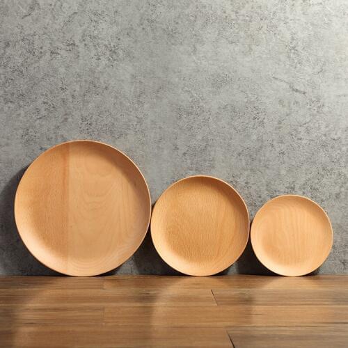 Best Handmade Beech Wood Dish Plate Wood Tray