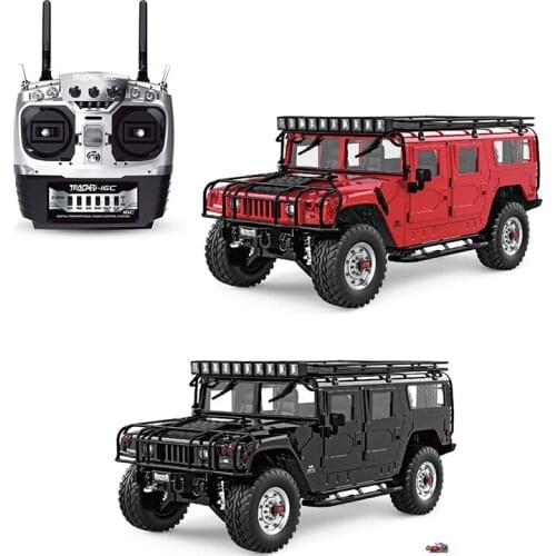 HG-P415 Upgraded Light Sound Function 1/10 RC Car 2.4G 4WD 16CH 30km/h Rc Model Car U.S.4X4 SUV 60A ESC High Speed Vehicle Toy