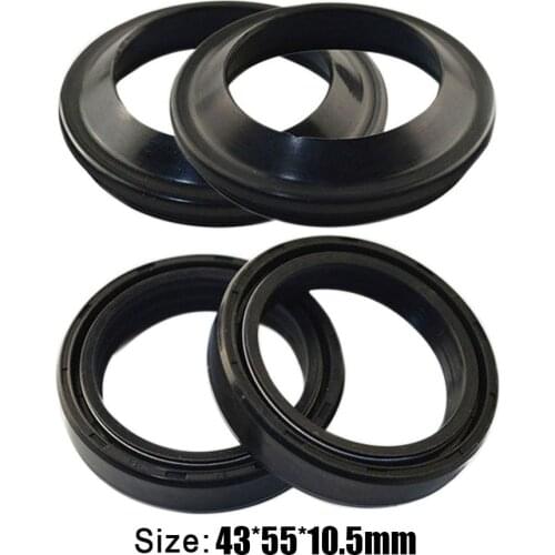 For Suzuki GSR600 GSXR1000 Yamaha R1 YZF 43*55*11 mm 43X55X11 Moto Front Fork Shock Absorber Dust Seal Oil Seals