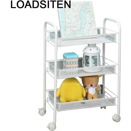 Sponge Holder Estanteria Mensole Articulos De Cocina Shelf Cuisine Rangement Kitchen Storage Trolleys with Wheels Estantes Rack