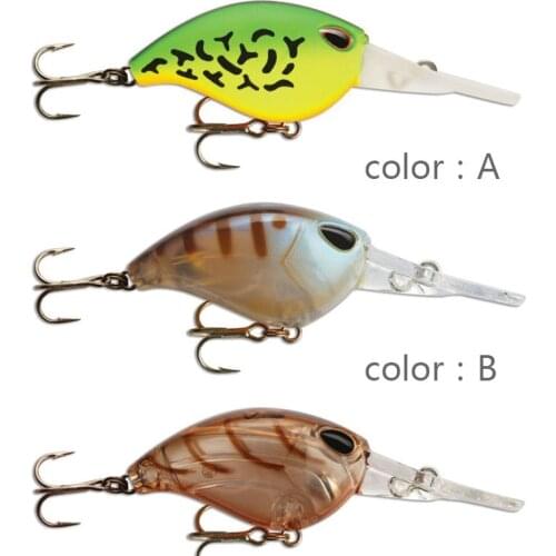 With VMC Hook Swimbait 3D Simulation Eyes Wobbler Ring Beads Bionic Bait 6Colors 6cm/4.9g Artificial Floating Plastic Hard Bait
