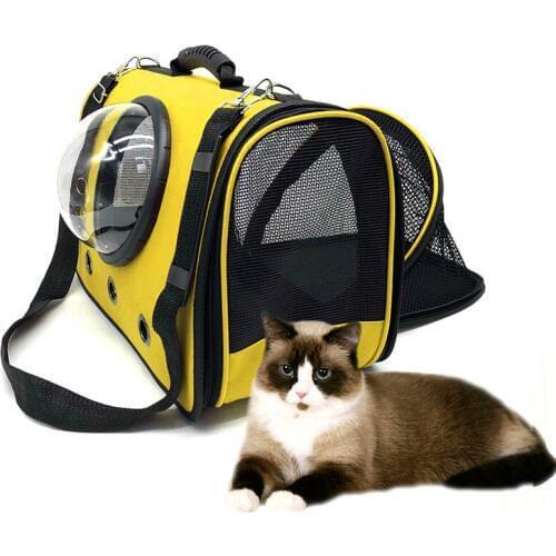 Pet Space Capsule Bag Portable Thickened Dog /Cat Bags Pet Carrier Folding Ventilation Shoulder Bag For Small Cats Puppy Cage