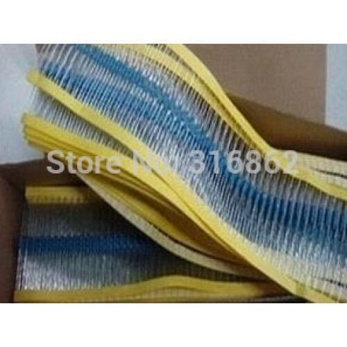 1/4W100R 1/4W100ohm 0.25W100R 0.25W100ohm Metal film resistor 1% 1000pcs/LOT Free shipping
