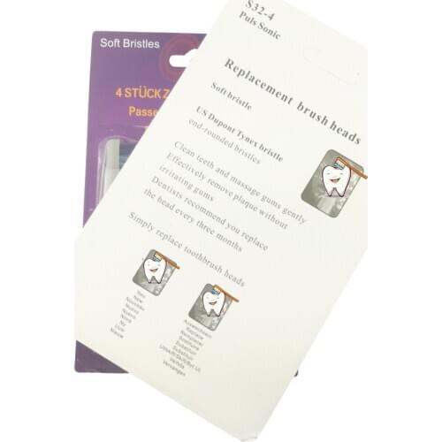 Electric Toothbrush Heads S32-4 Precision Clean Pulsonic 4pcs(1pack) Free Shipping