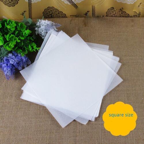 500pcs 16x16cm non-stick baking parchment grease-proof oil paper kitchen BBQ Barbecue Grilled baked favors baking wax paper