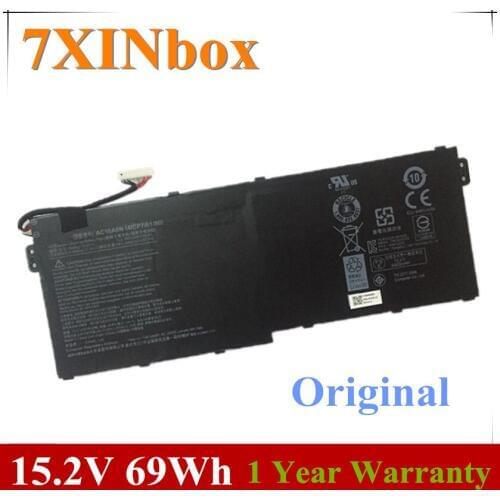 7XINbox 15.2V 69wh Original AC16A8N 4ICP7/61/80 Laptop Battery For Acer Aspire V17 V15 Nitro BE VN7-793G VN7-593G